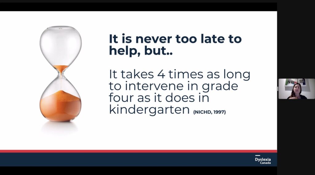 It is never too late to help, but...It takes 4 times as long to intervene in grade 4 as it does in kindergarten